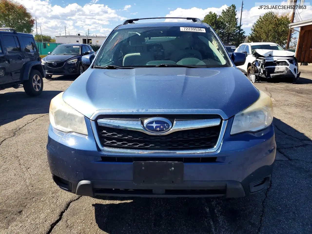 2014 SUBARU FORESTER VIN JF2SJAEC3EH527863 — фото 5