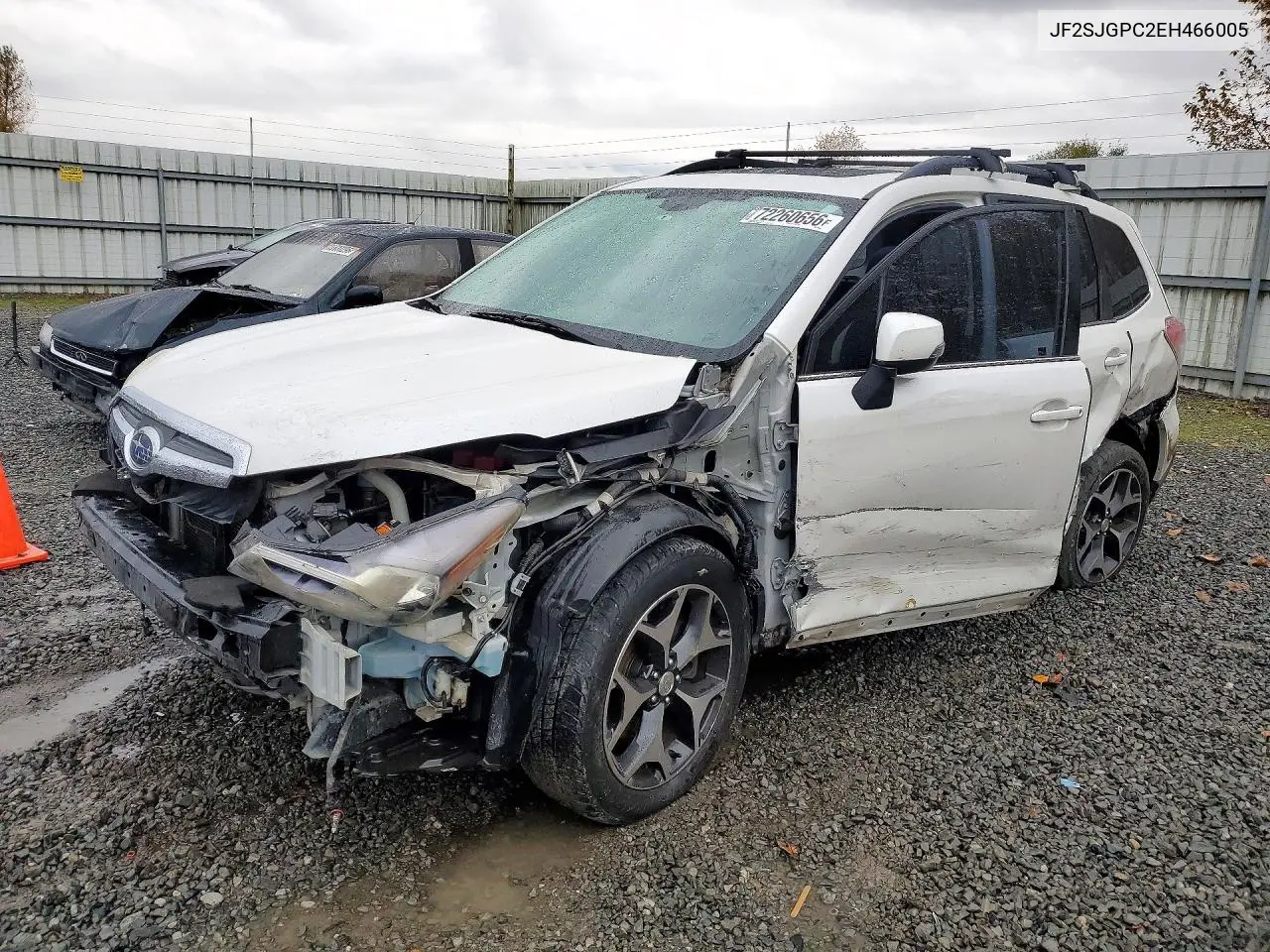 SUBARU FORESTER 2014, VIN JF2SJGPC2EH466005