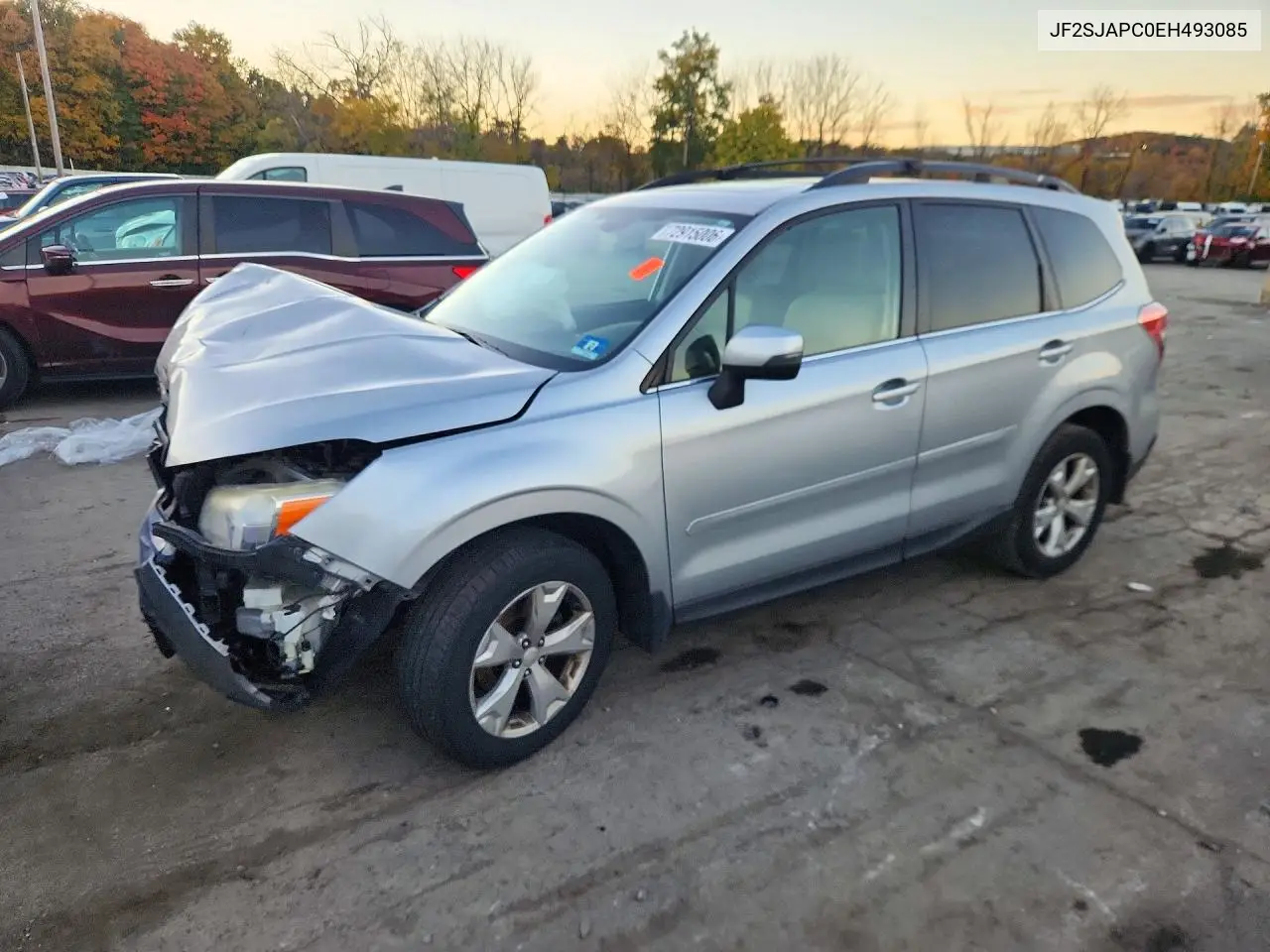 SUBARU FORESTER 2014, VIN JF2SJAPC0EH493085