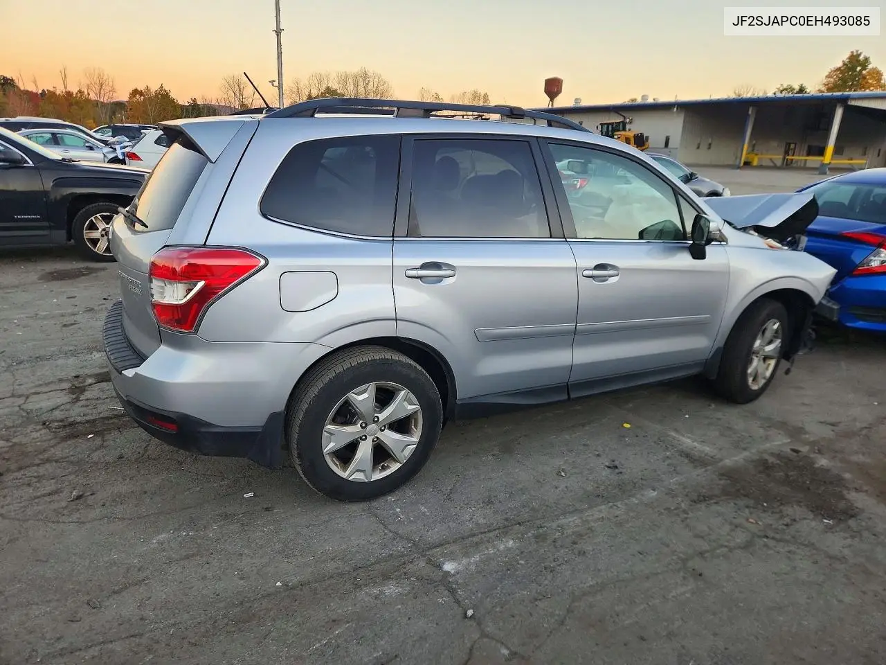 2014 SUBARU FORESTER VIN JF2SJAPC0EH493085 — фото 3