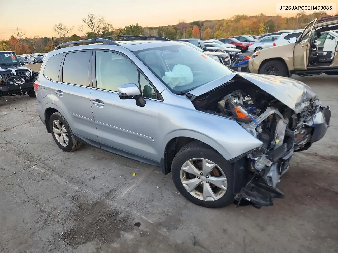 2014 SUBARU FORESTER VIN JF2SJAPC0EH493085 — фото 4
