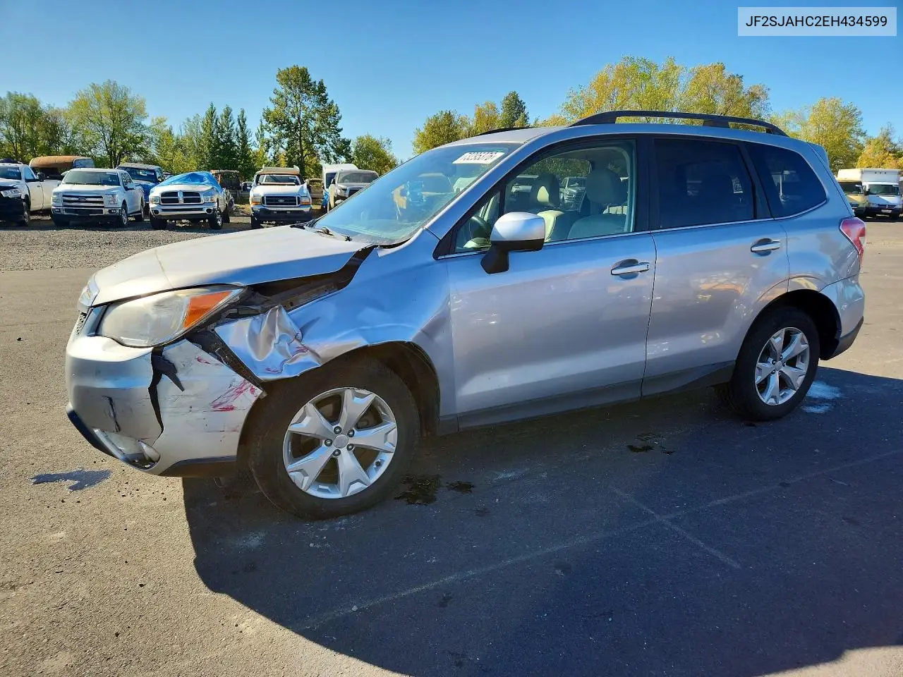SUBARU FORESTER 2014, VIN JF2SJAHC2EH434599