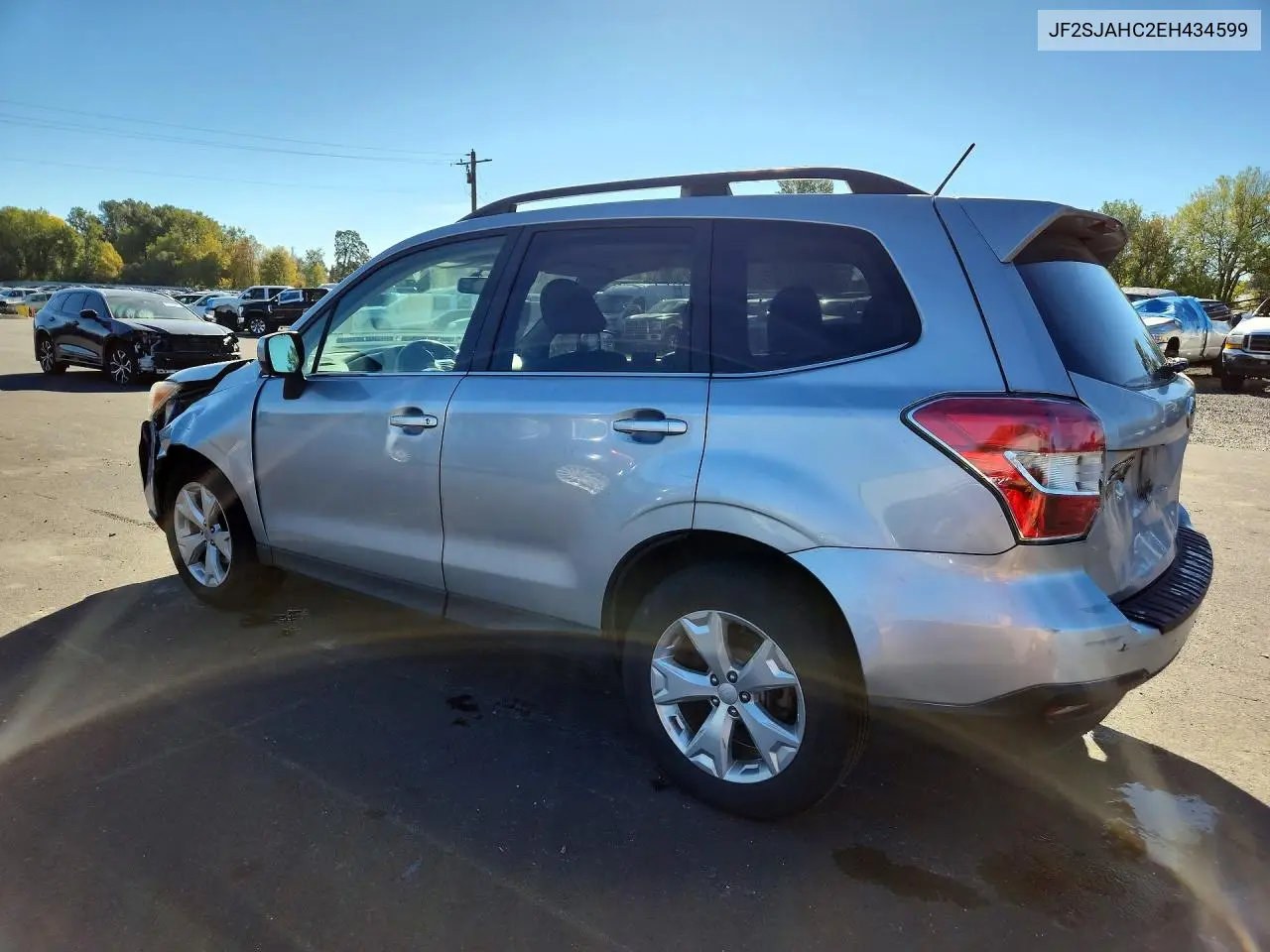2014 SUBARU FORESTER VIN JF2SJAHC2EH434599 — фото 2