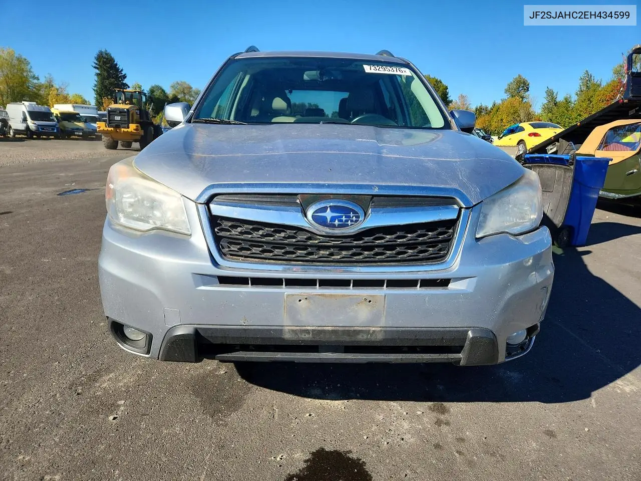 2014 SUBARU FORESTER VIN JF2SJAHC2EH434599 — фото 5