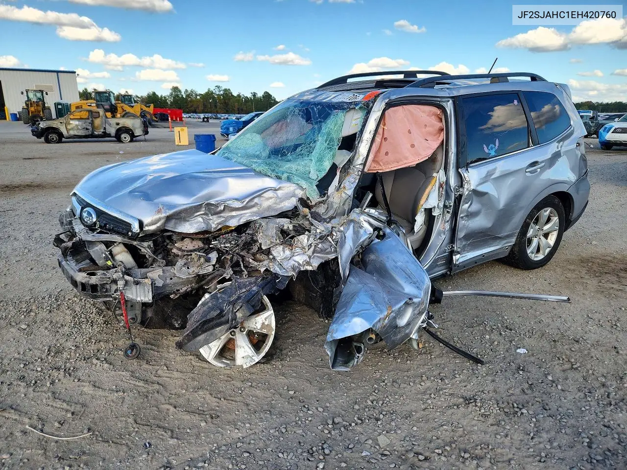 SUBARU FORESTER 2014, VIN JF2SJAHC1EH420760