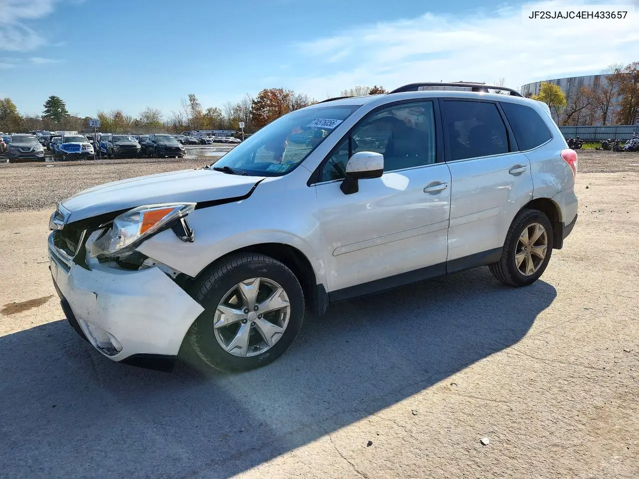 SUBARU FORESTER 2014, VIN JF2SJAJC4EH433657