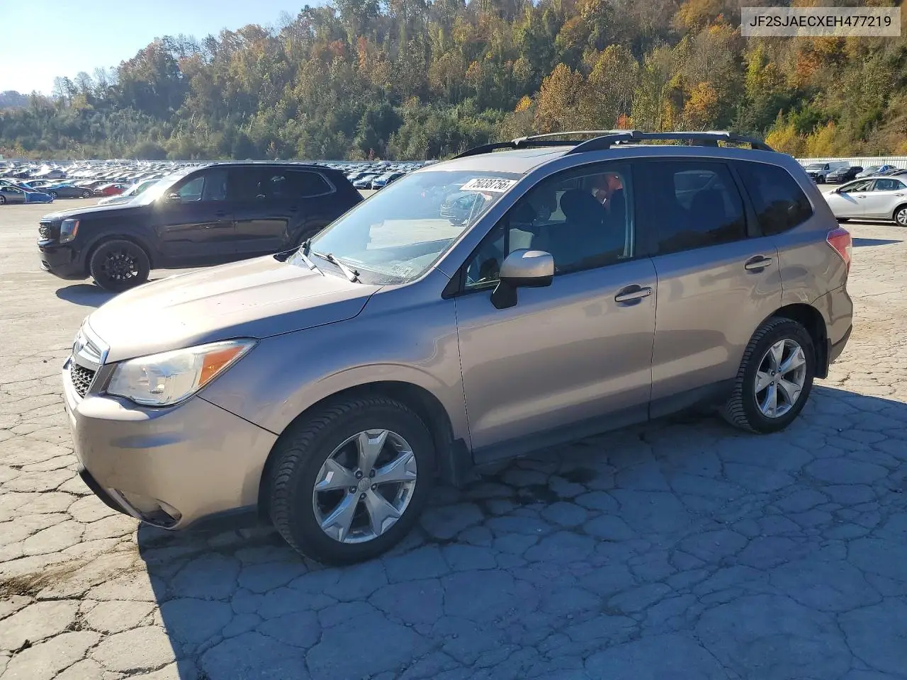 SUBARU FORESTER 2014, VIN JF2SJAECXEH477219