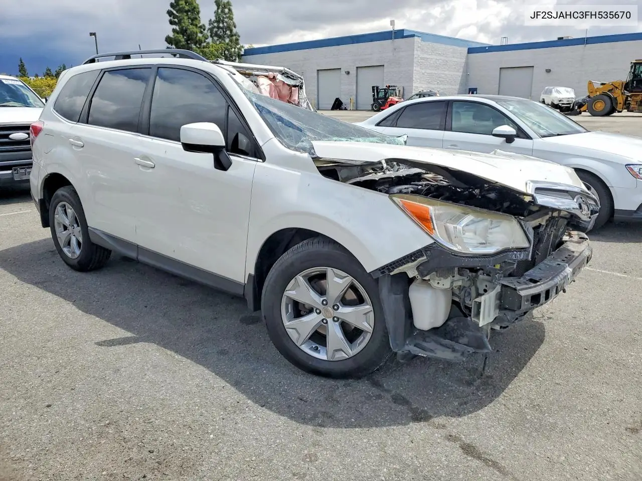 2015 SUBARU FORESTER VIN JF2SJAHC3FH535670 — фото 4
