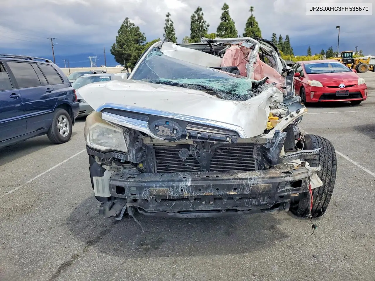 2015 SUBARU FORESTER VIN JF2SJAHC3FH535670 — фото 5