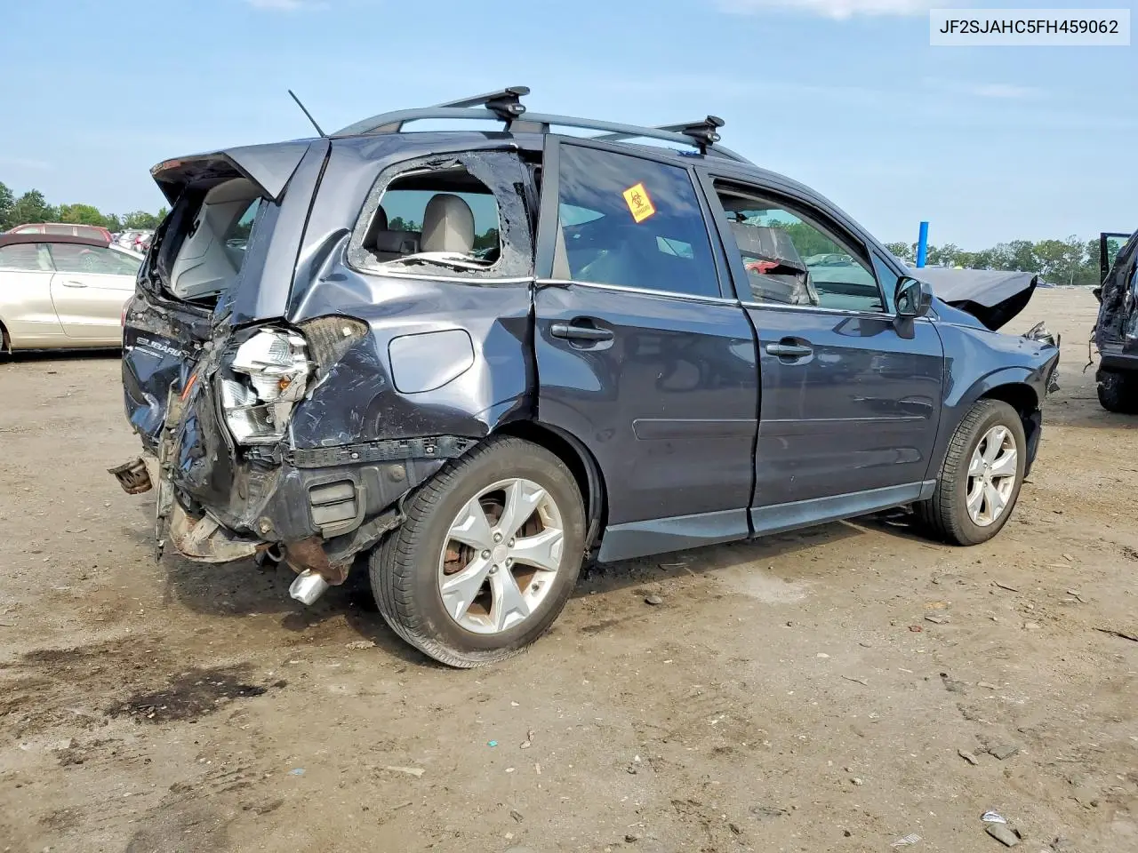 2015 SUBARU FORESTER VIN JF2SJAHC5FH459062 — фото 3