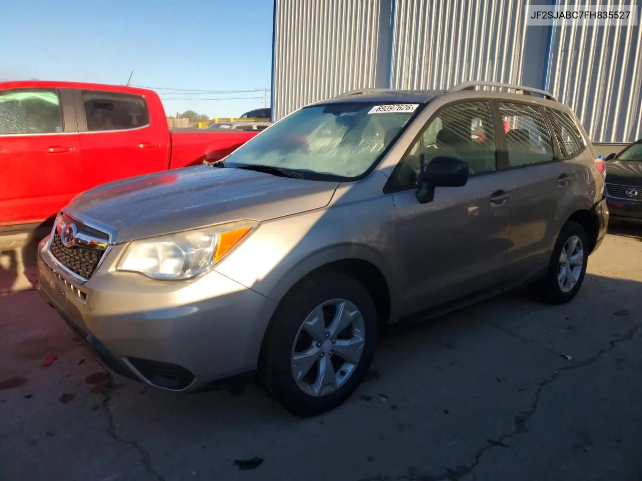 SUBARU FORESTER 2015, VIN JF2SJABC7FH835527
