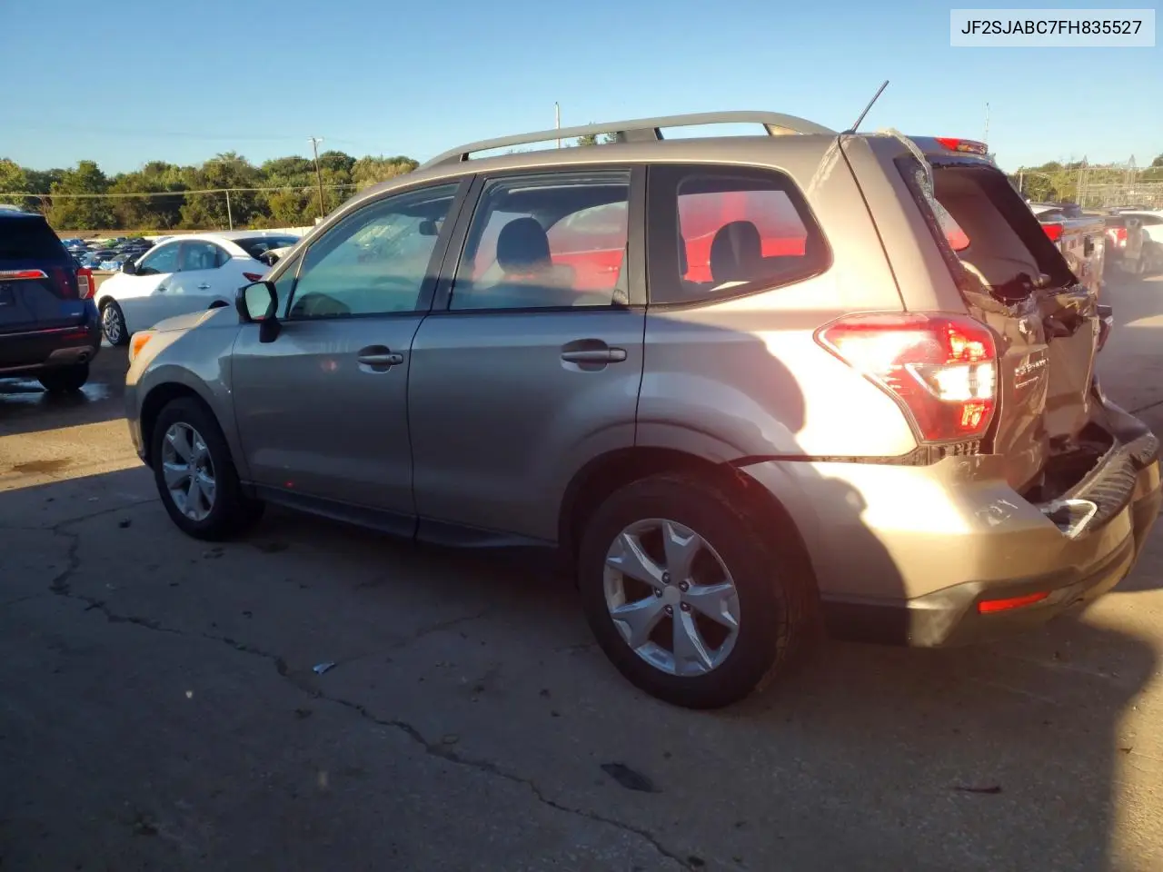 2015 SUBARU FORESTER VIN JF2SJABC7FH835527 — фото 2