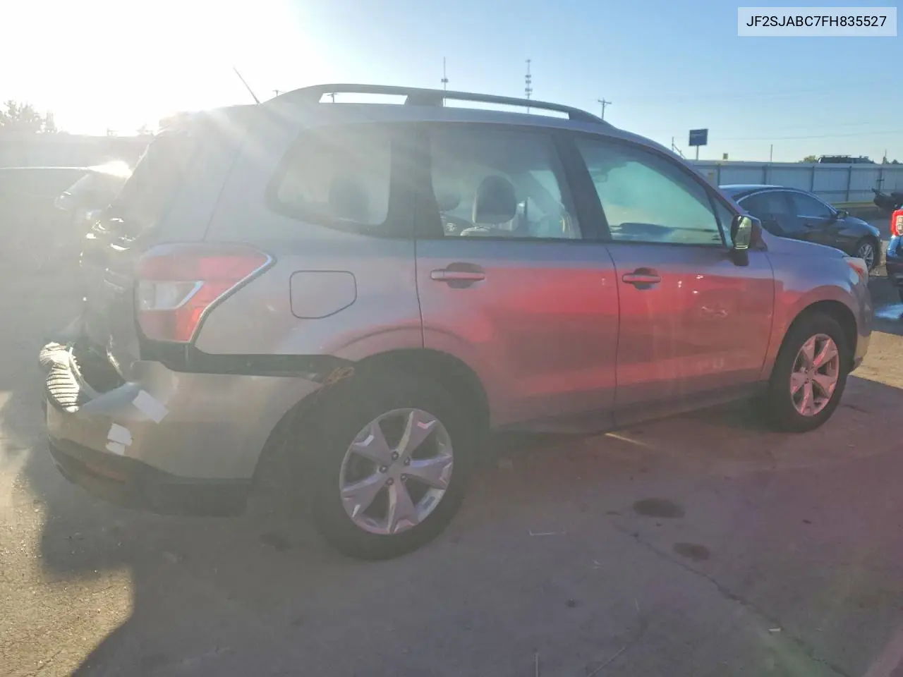 2015 SUBARU FORESTER VIN JF2SJABC7FH835527 — фото 3