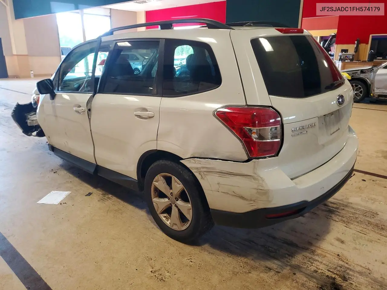 2015 SUBARU FORESTER VIN JF2SJADC1FH574179 — фото 2