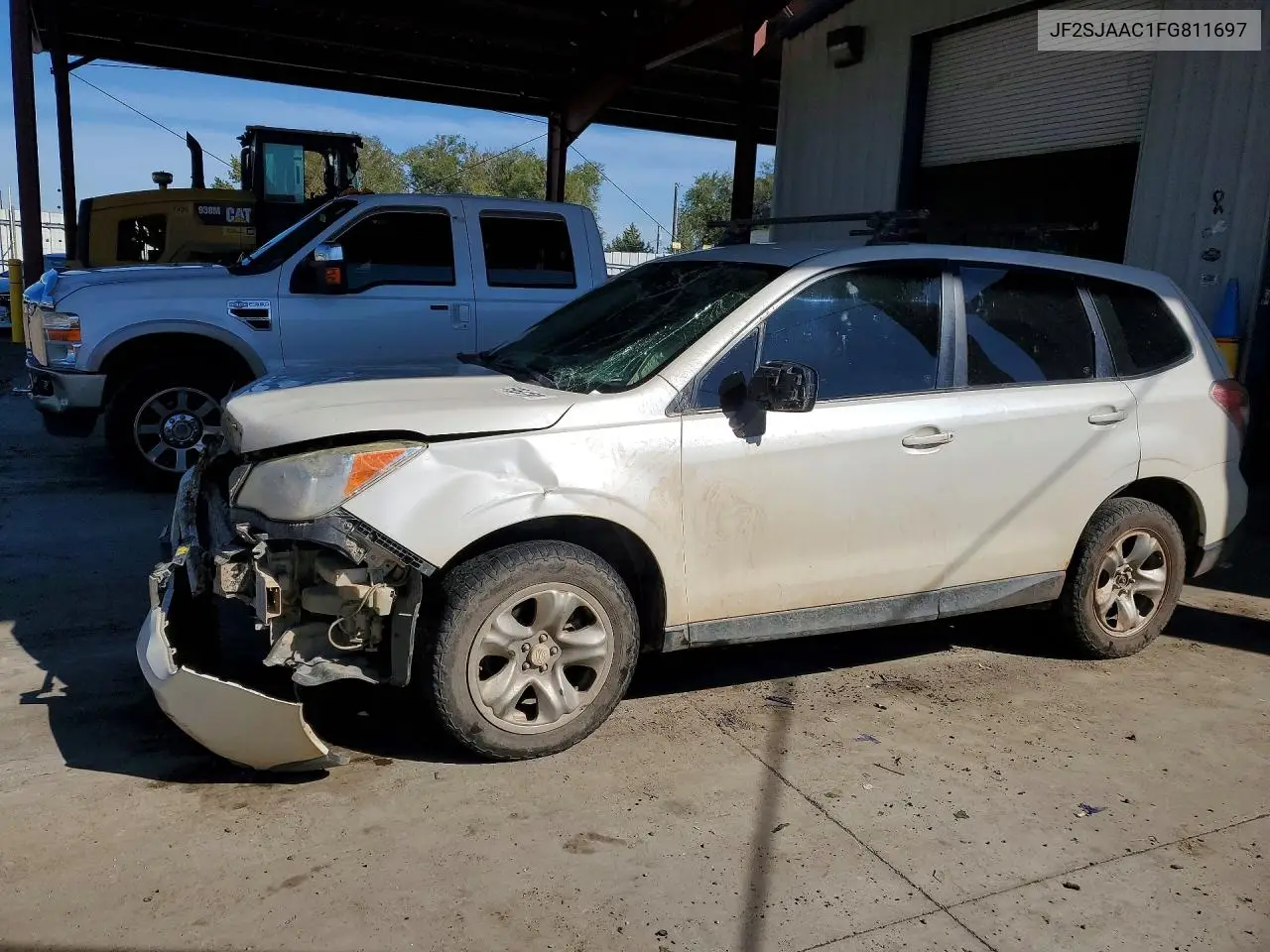 SUBARU FORESTER 2015, VIN JF2SJAAC1FG811697
