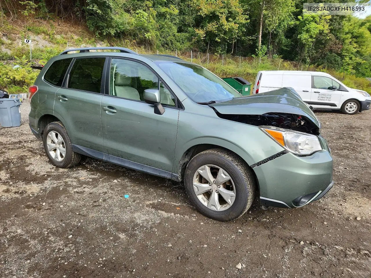 2015 SUBARU FORESTER VIN JF2SJADCXFH418593 — фото 4