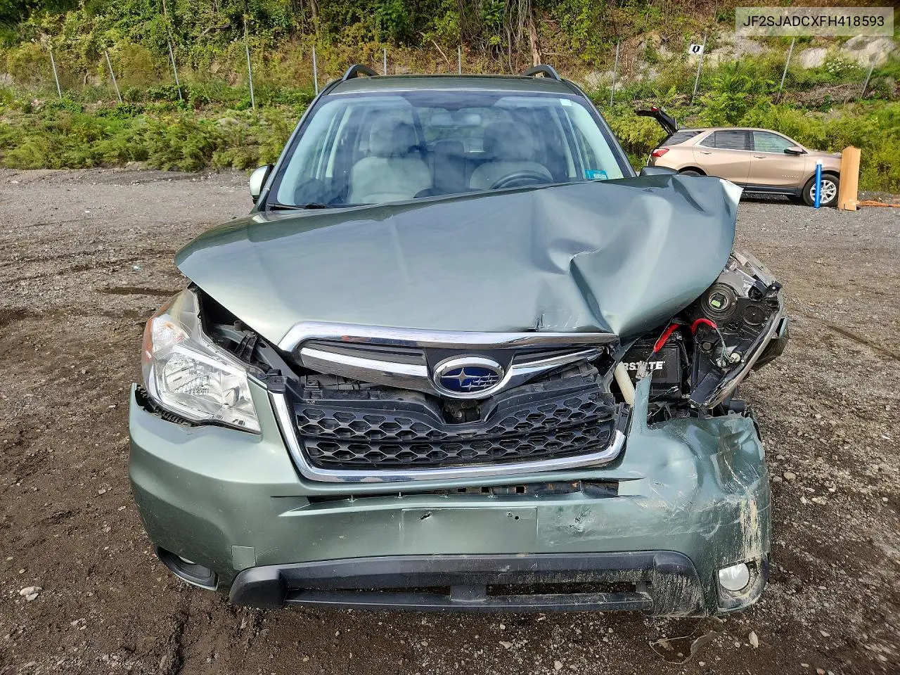 2015 SUBARU FORESTER VIN JF2SJADCXFH418593 — фото 5