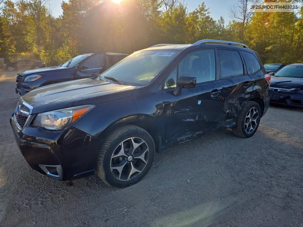 SUBARU FORESTER 2015, VIN JF2SJHDC7FH403235