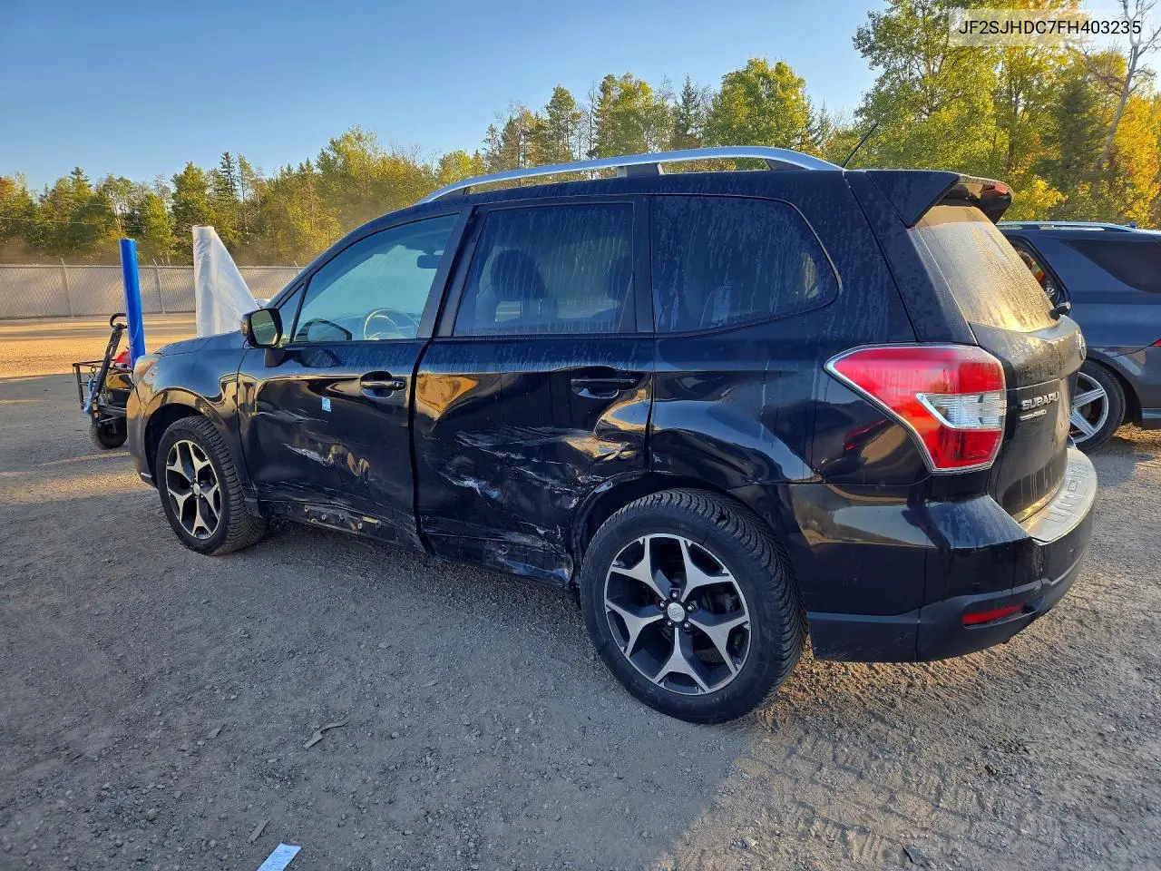 2015 SUBARU FORESTER VIN JF2SJHDC7FH403235 — фото 2