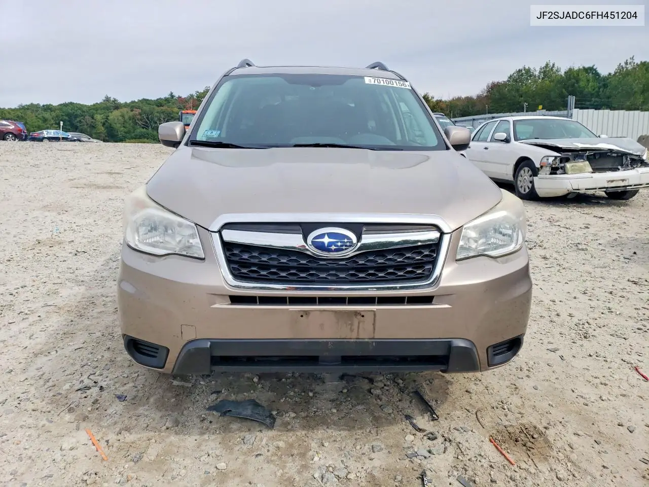 2015 SUBARU FORESTER VIN JF2SJADC6FH451204 — фото 5