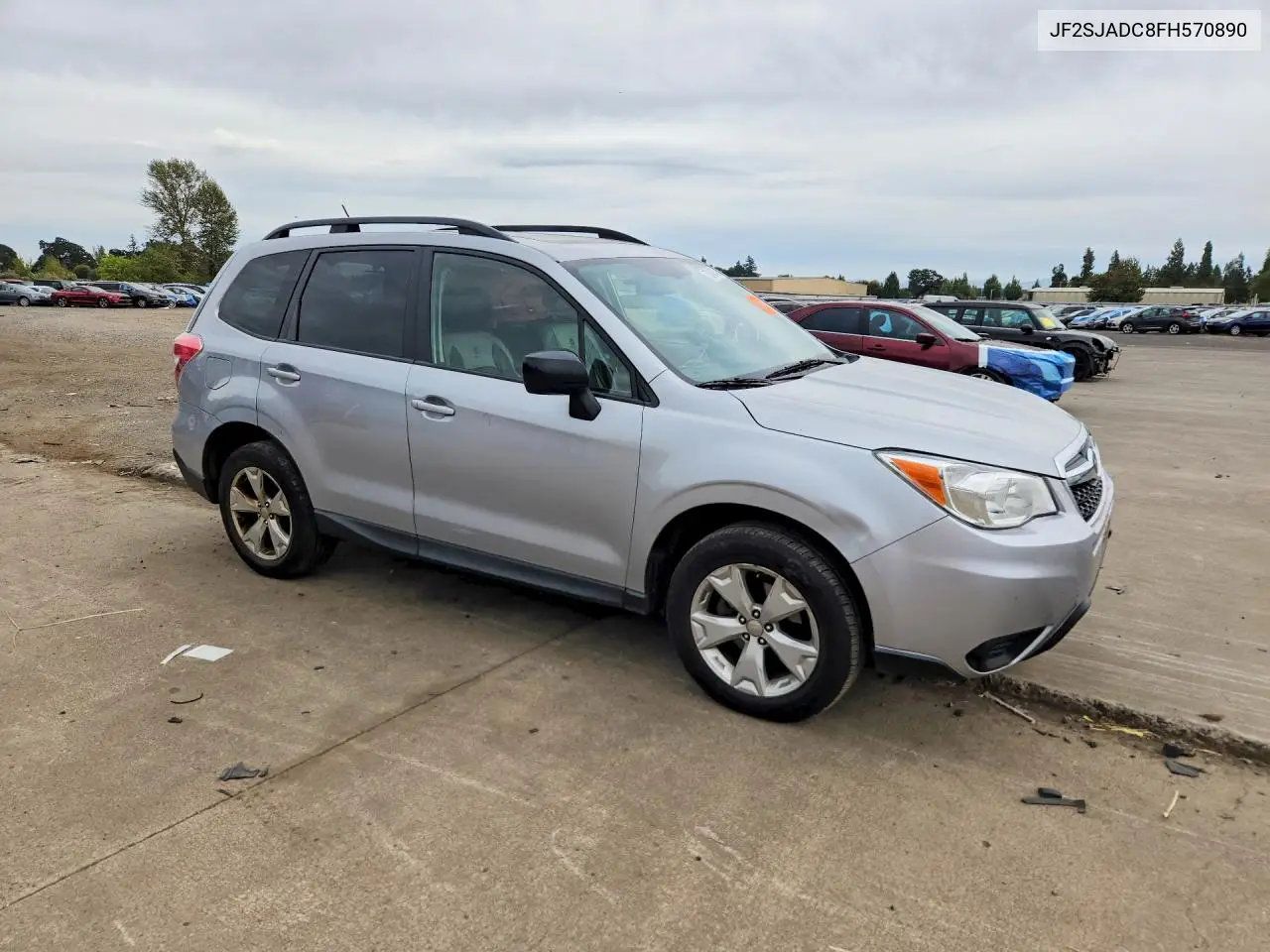 2015 SUBARU FORESTER VIN JF2SJADC8FH570890 — фото 4