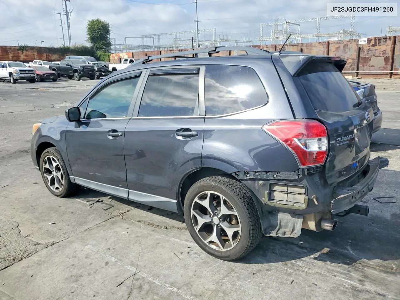 2015 SUBARU FORESTER VIN JF2SJGDC3FH491260 — фото 2