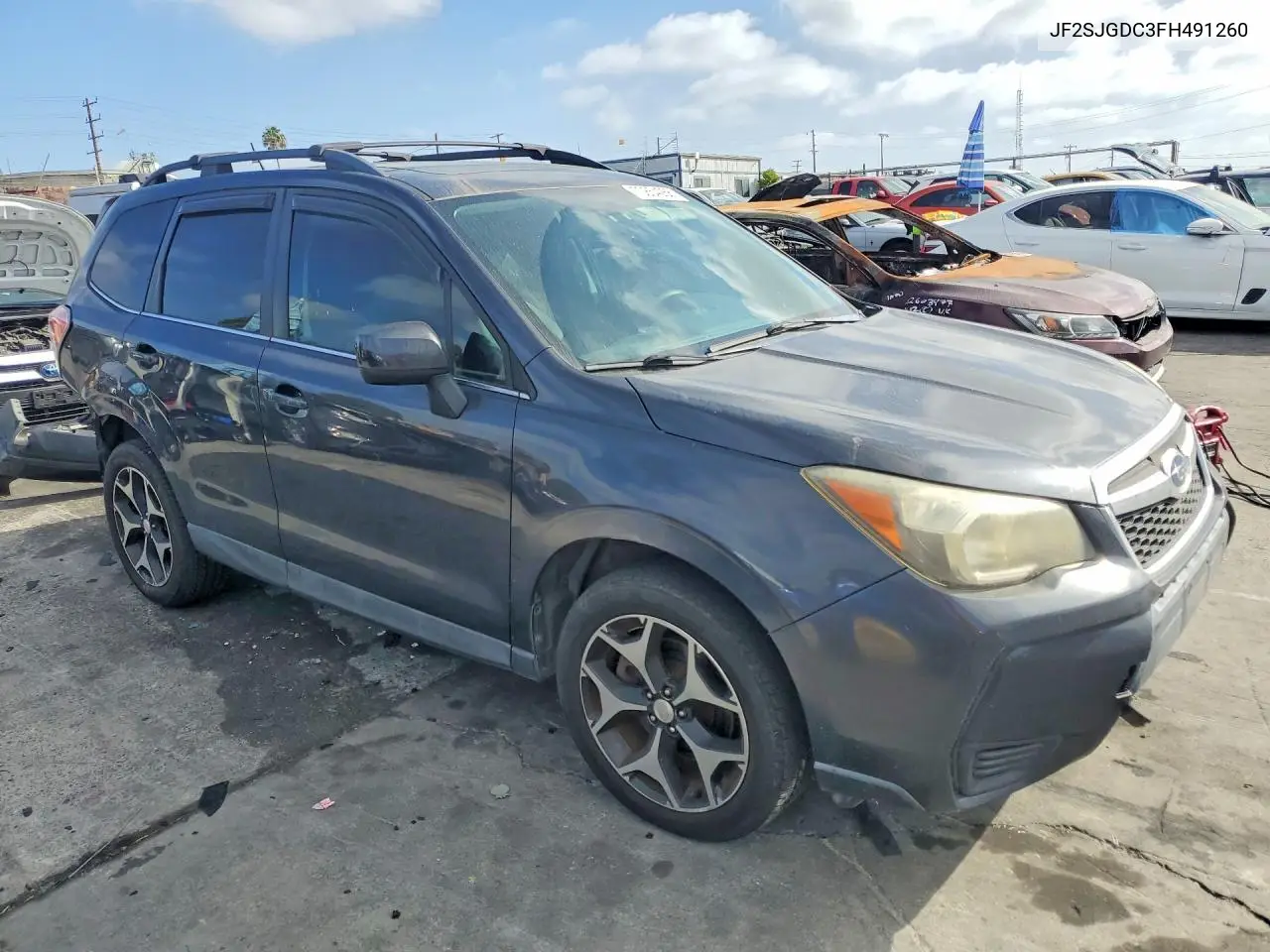 2015 SUBARU FORESTER VIN JF2SJGDC3FH491260 — фото 4