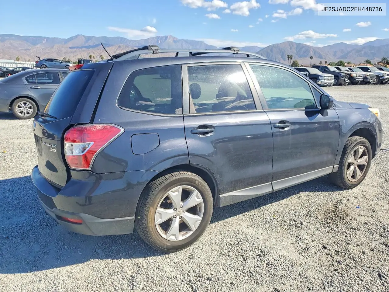 2015 SUBARU FORESTER VIN JF2SJADC2FH448736 — фото 3