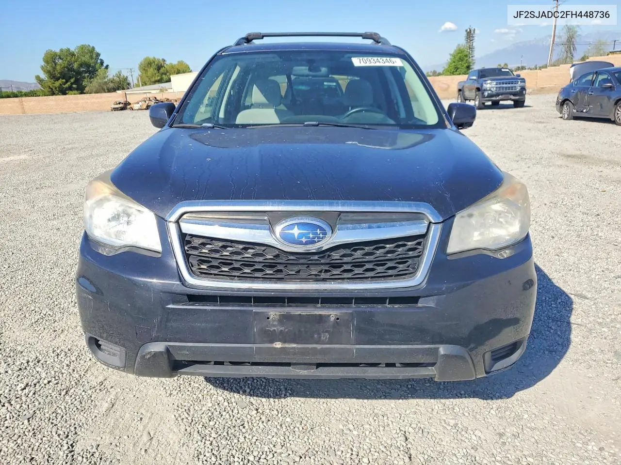 2015 SUBARU FORESTER VIN JF2SJADC2FH448736 — фото 5