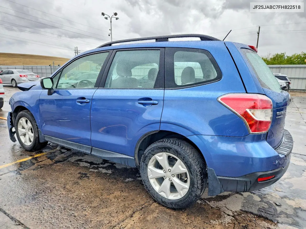 2015 SUBARU FORESTER VIN JF2SJABC7FH822518 — фото 2