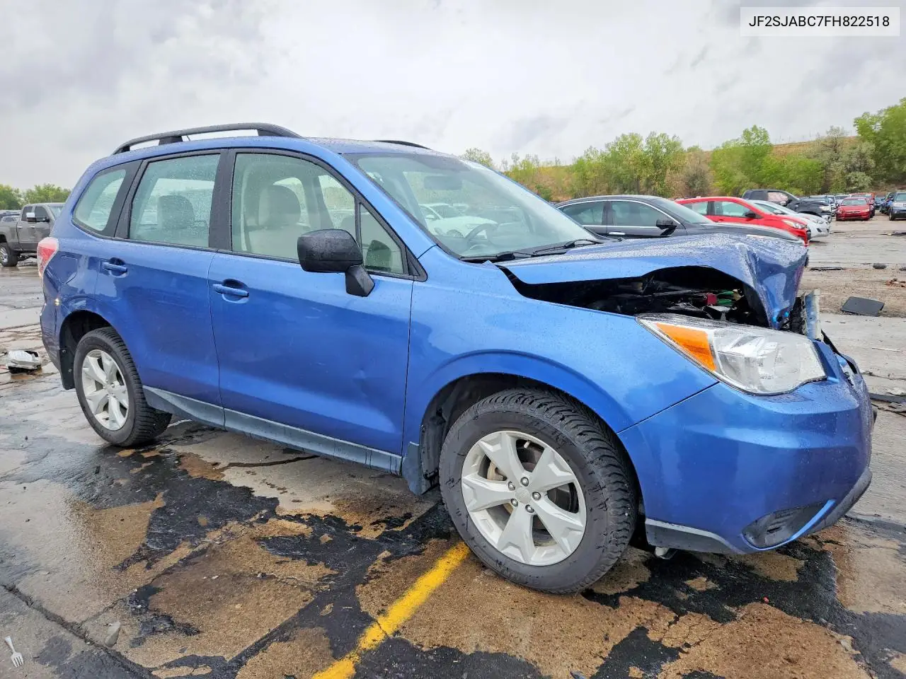 2015 SUBARU FORESTER VIN JF2SJABC7FH822518 — фото 4