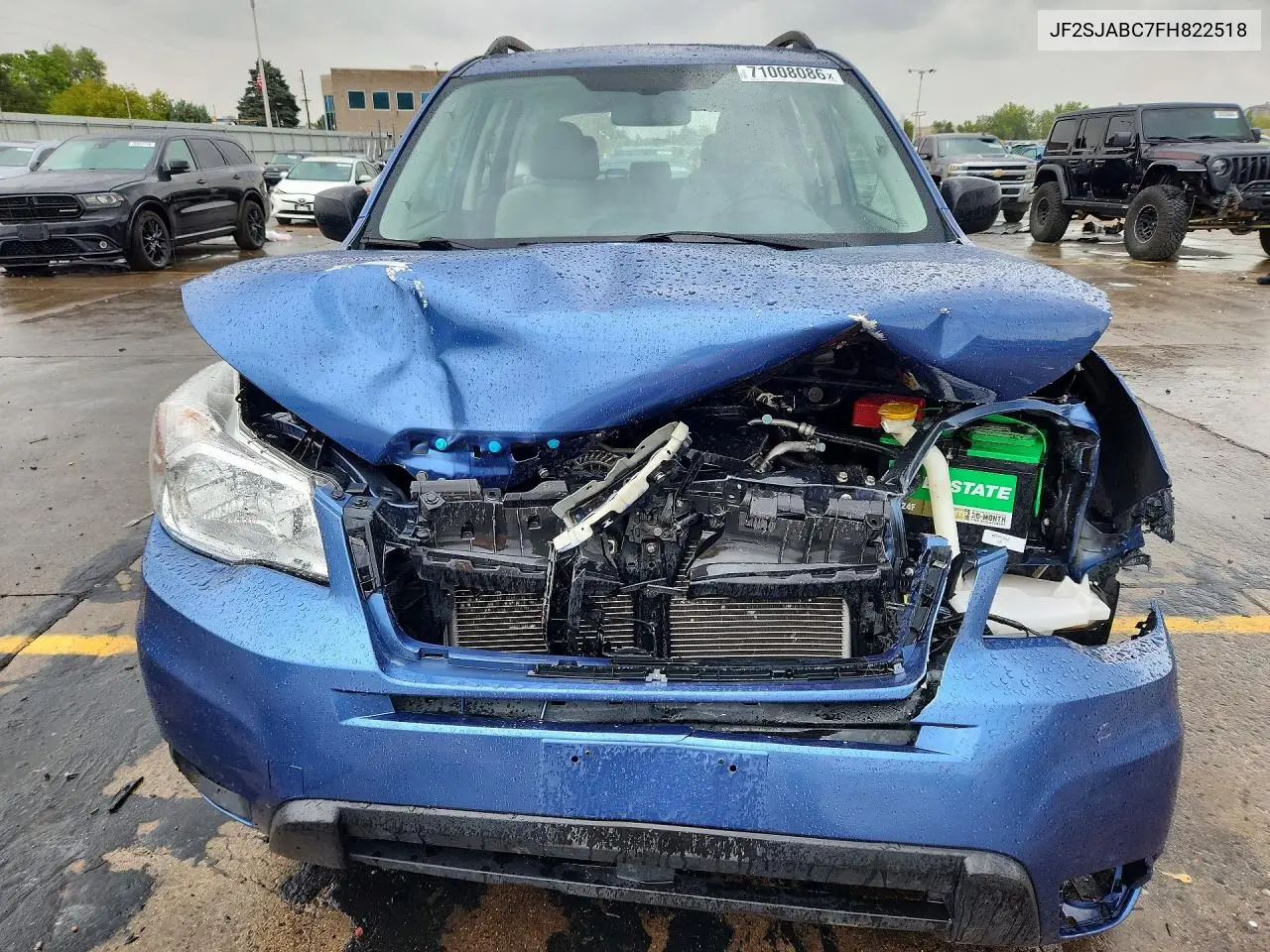 2015 SUBARU FORESTER VIN JF2SJABC7FH822518 — фото 5