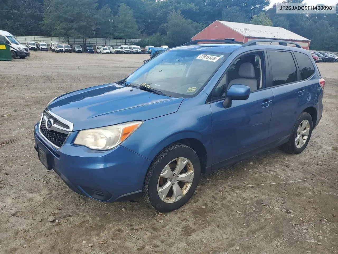 SUBARU FORESTER 2015, VIN JF2SJADC9FH400098