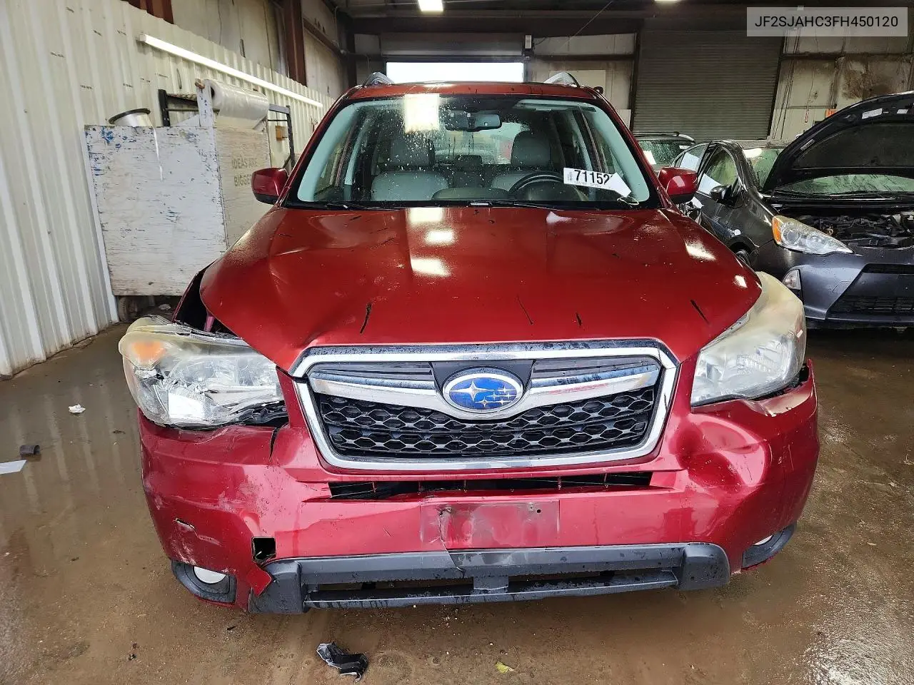 2015 SUBARU FORESTER VIN JF2SJAHC3FH450120 — фото 5