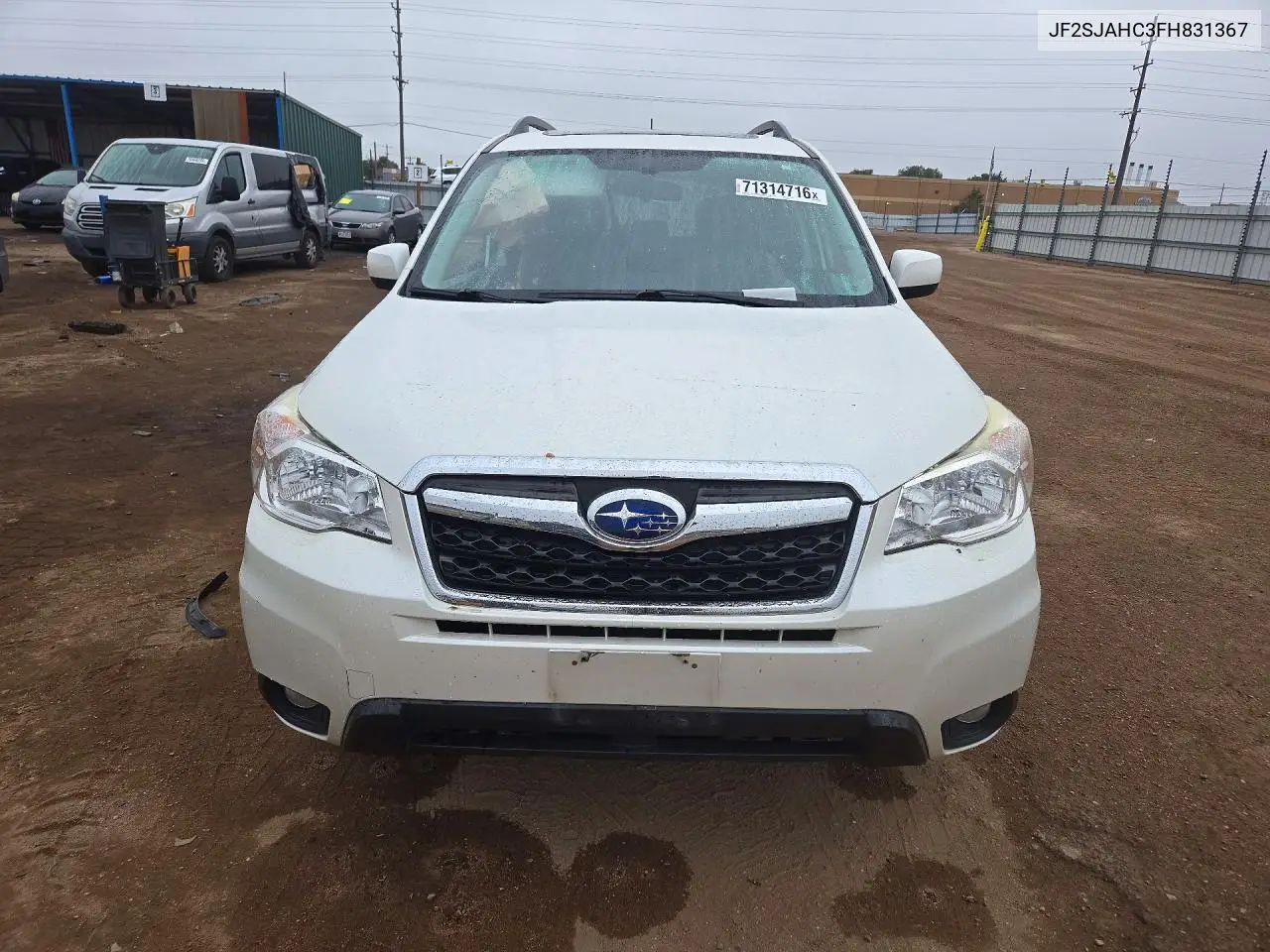 2015 SUBARU FORESTER VIN JF2SJAHC3FH831367 — фото 5