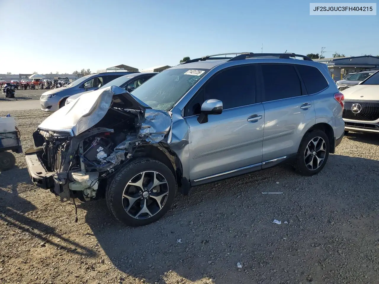 SUBARU FORESTER 2015, VIN JF2SJGUC3FH404215