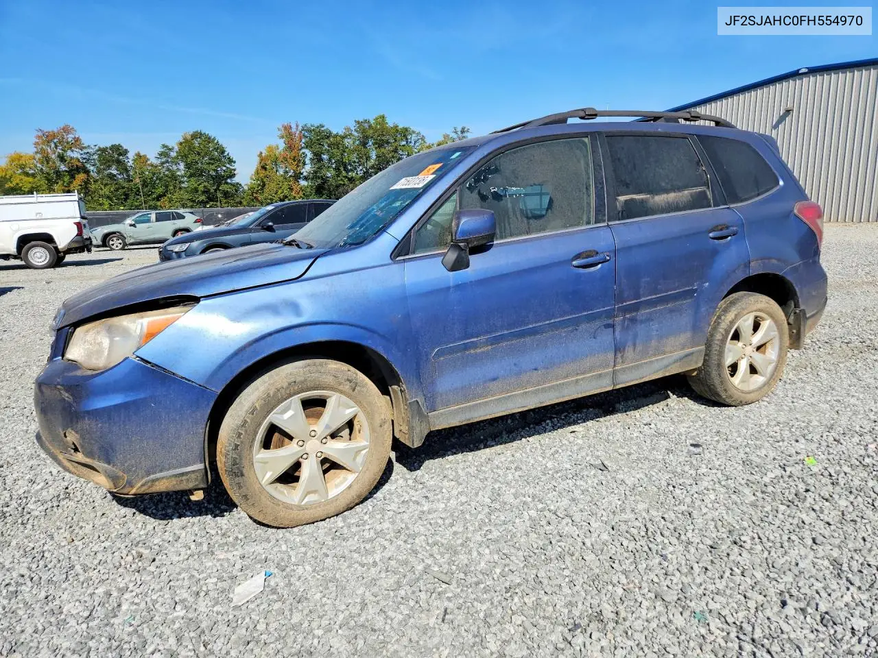 SUBARU FORESTER 2015, VIN JF2SJAHC0FH554970