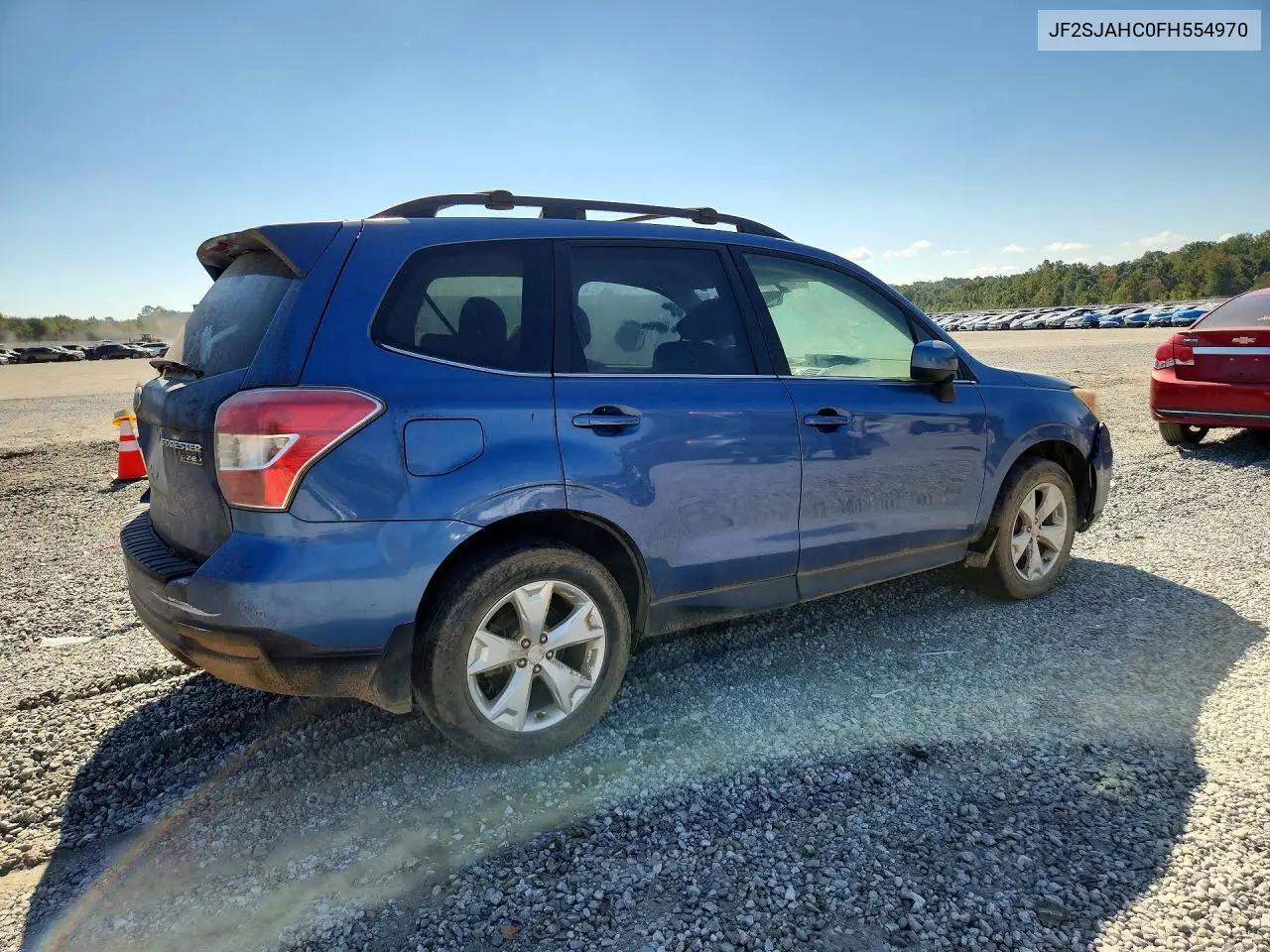 2015 SUBARU FORESTER VIN JF2SJAHC0FH554970 — фото 3
