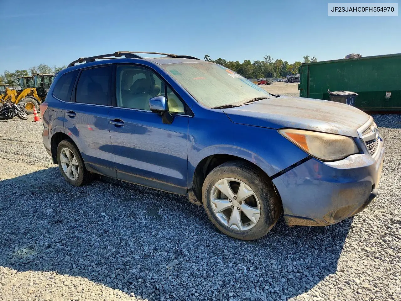2015 SUBARU FORESTER VIN JF2SJAHC0FH554970 — фото 4