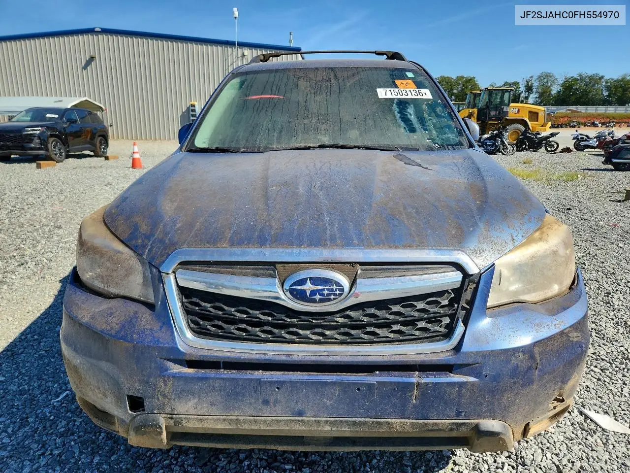 2015 SUBARU FORESTER VIN JF2SJAHC0FH554970 — фото 5