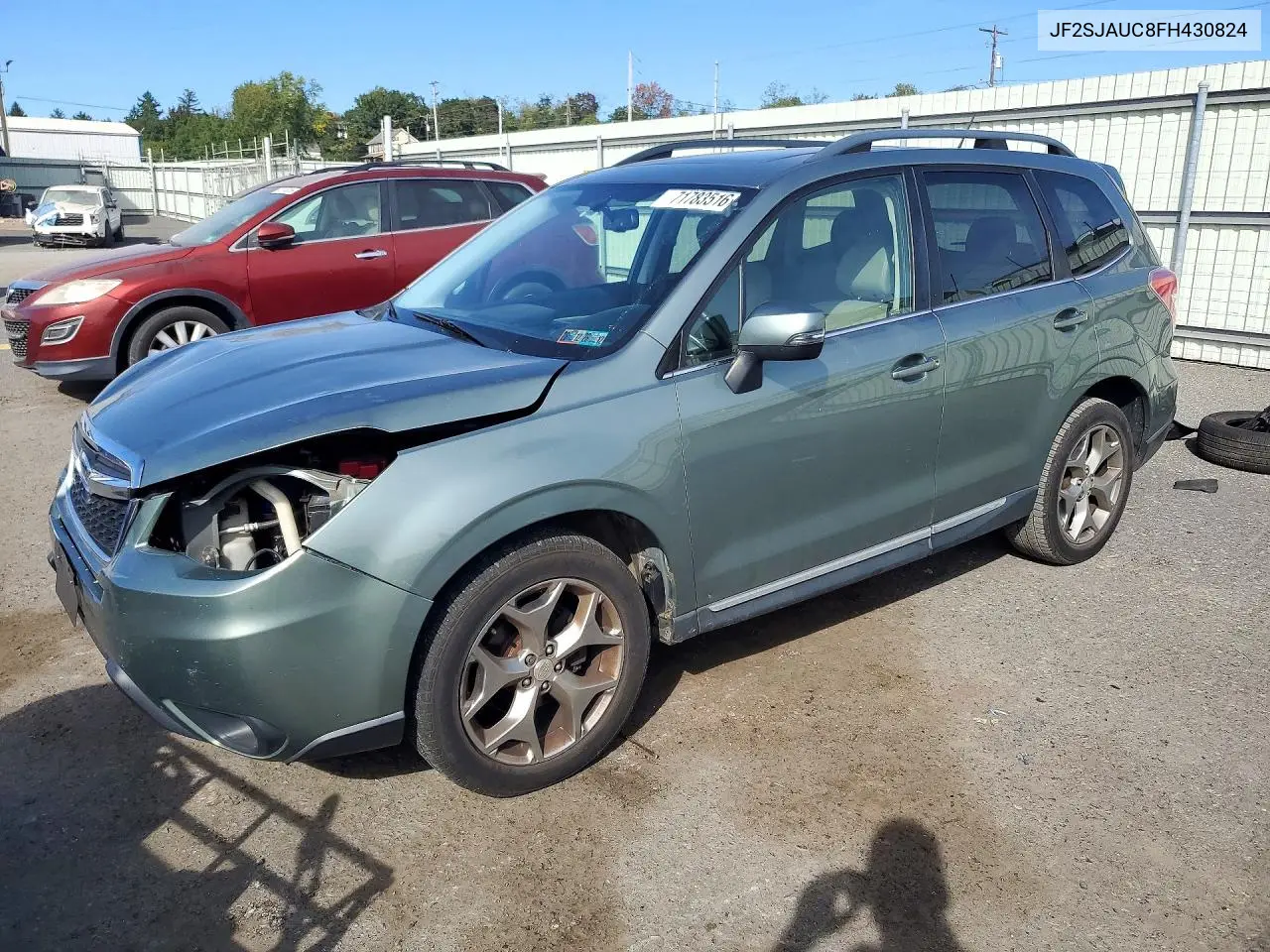 SUBARU FORESTER 2015, VIN JF2SJAUC8FH430824