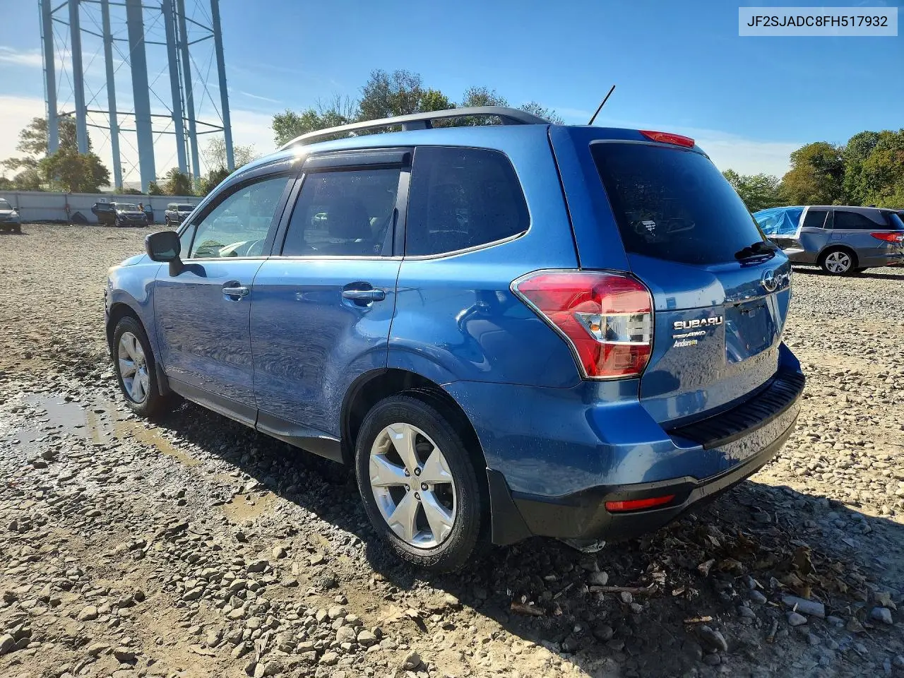 2015 SUBARU FORESTER VIN JF2SJADC8FH517932 — фото 2