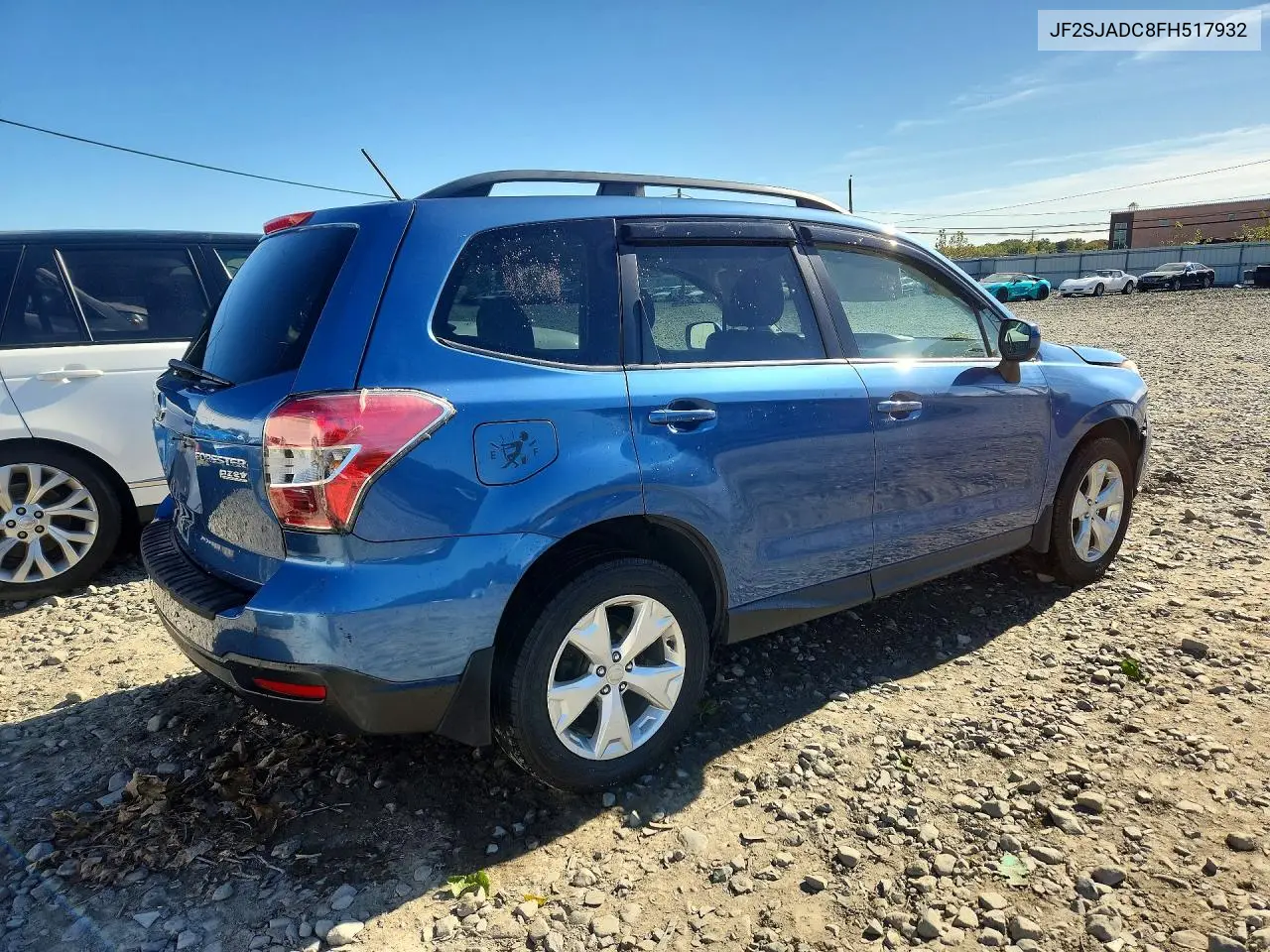 2015 SUBARU FORESTER VIN JF2SJADC8FH517932 — фото 3