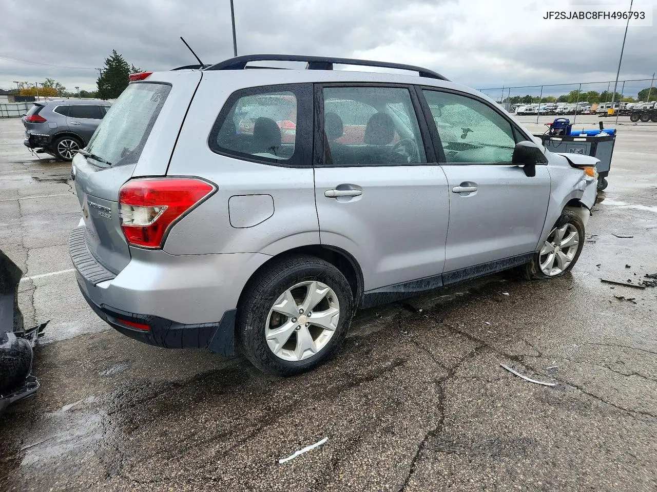 2015 SUBARU FORESTER VIN JF2SJABC8FH496793 — фото 3