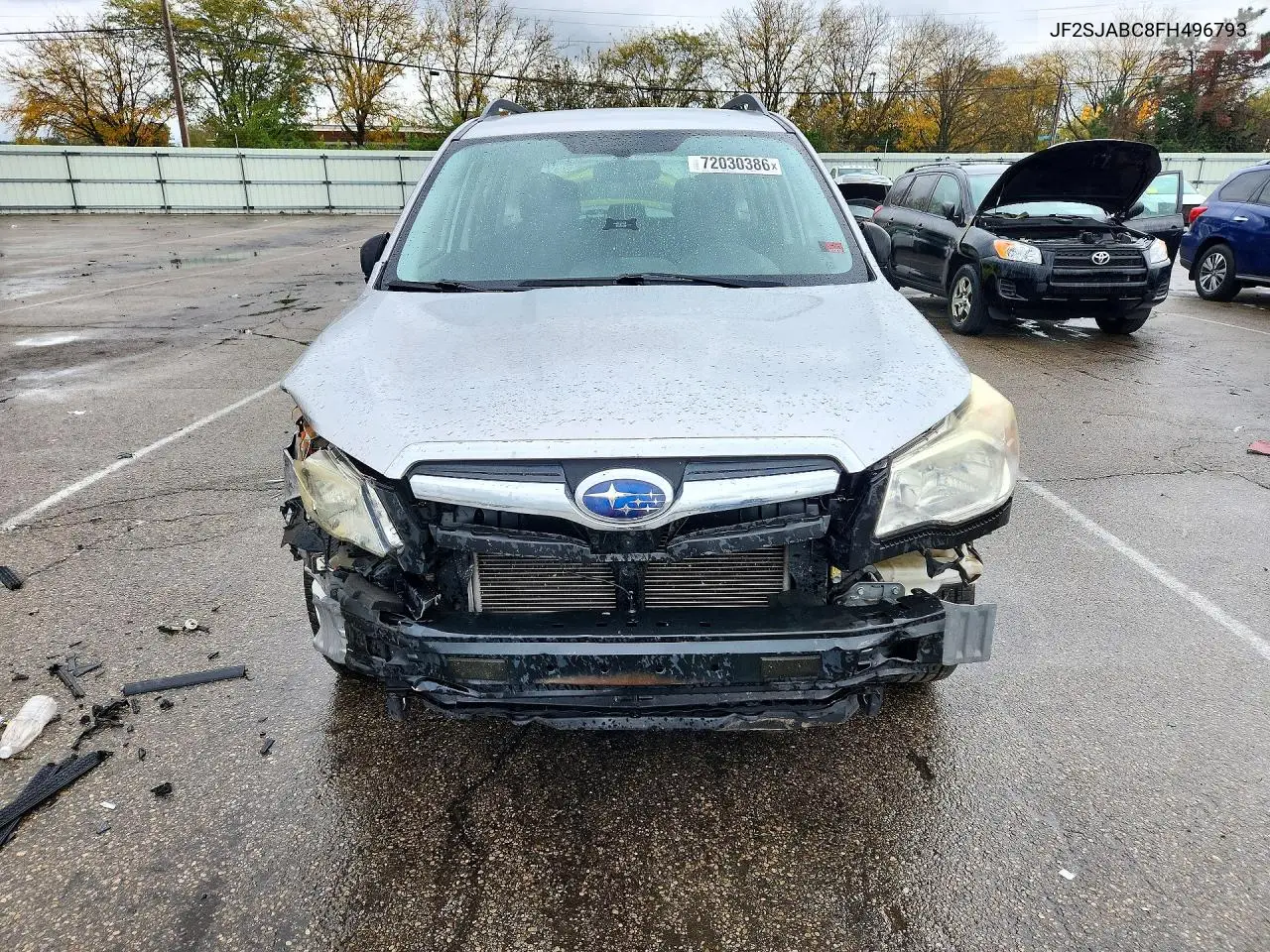 2015 SUBARU FORESTER VIN JF2SJABC8FH496793 — фото 5