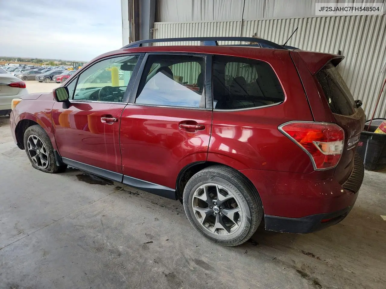 2015 SUBARU FORESTER VIN JF2SJAHC7FH548504 — фото 2