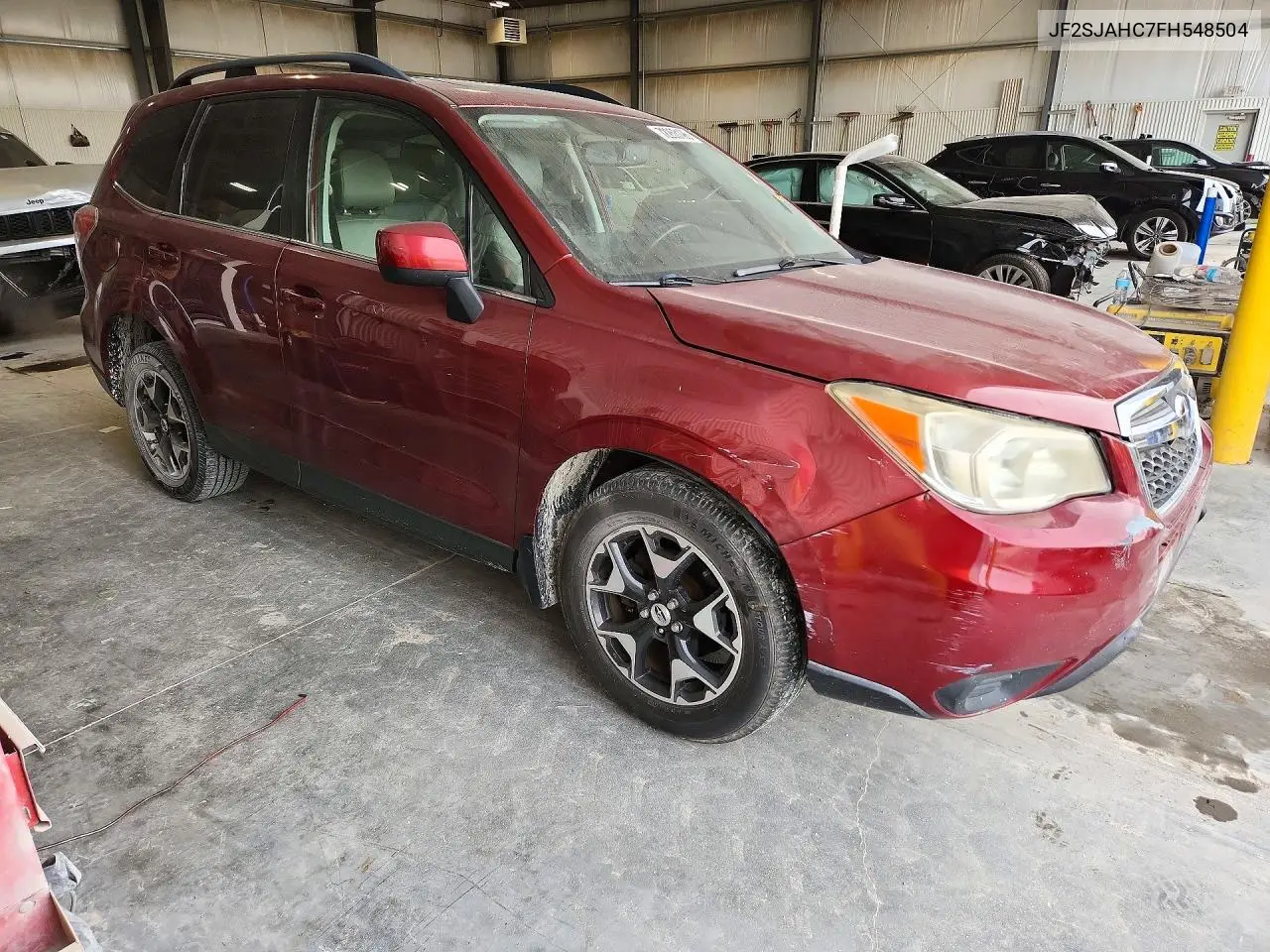 2015 SUBARU FORESTER VIN JF2SJAHC7FH548504 — фото 4