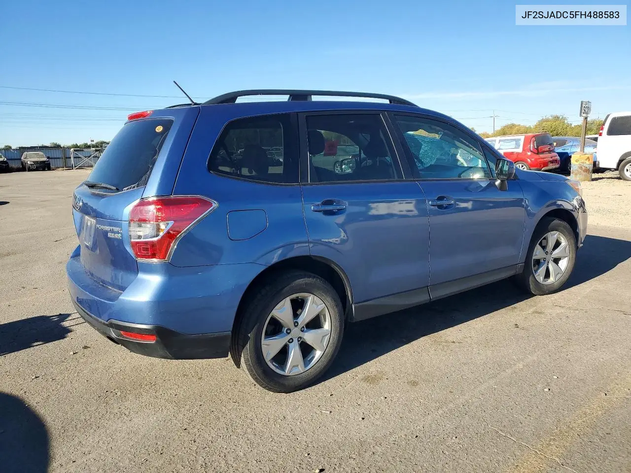 2015 SUBARU FORESTER VIN JF2SJADC5FH488583 — фото 3