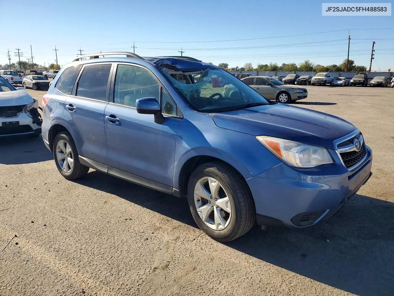 2015 SUBARU FORESTER VIN JF2SJADC5FH488583 — фото 4