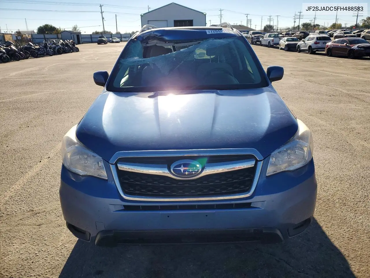2015 SUBARU FORESTER VIN JF2SJADC5FH488583 — фото 5